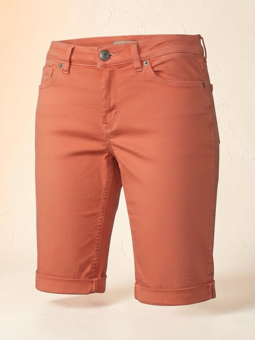 Nine West Vintage American Collection. Women Coral Bermuda Shorts
